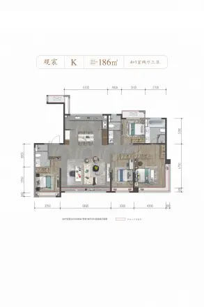 建发·观堂府户型图