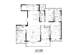 信悦·翰江公馆4室2厅1厨3卫建面180.00㎡