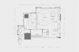 观音桥1号1室2厅1厨1卫建面125.21㎡