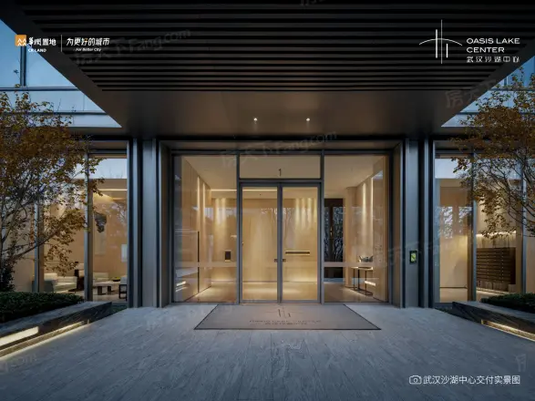 武汉沙湖中心商住楼实景图