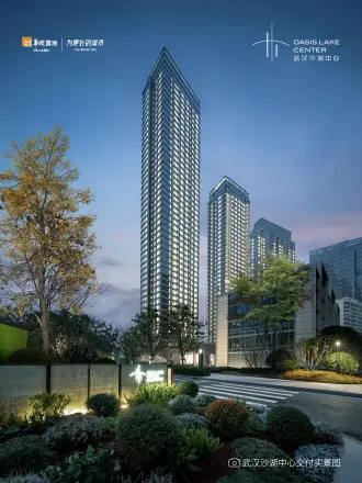 武汉沙湖中心商住楼实景图