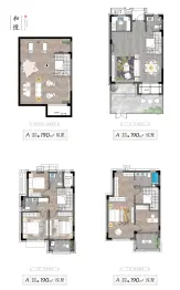 隐秀府5室2厅1厨3卫建面190.0㎡