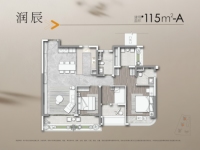 115㎡A户型4室2厅2卫