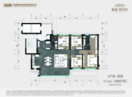 能建锦誉府4室2厅1厨2卫建面143.00㎡