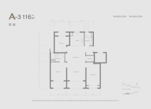 中海·公元里A3-116㎡户型