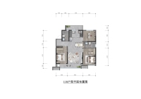 118㎡户型平面布置图