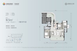 中旅·馥棠公馆3室3厅1厨3卫建面165.00㎡