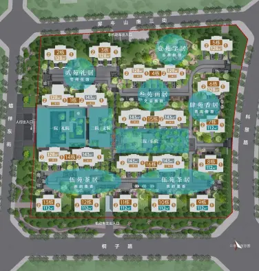 龙湖天府·青云阙楼栋平面图