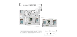 北岸华府3室2厅1厨2卫建面165.00㎡