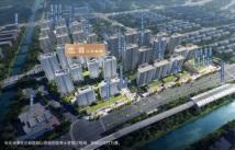 中国铁建·宁波·未来视界区位鸟瞰效果图