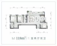 龙湖西宸·御湖境 118㎡