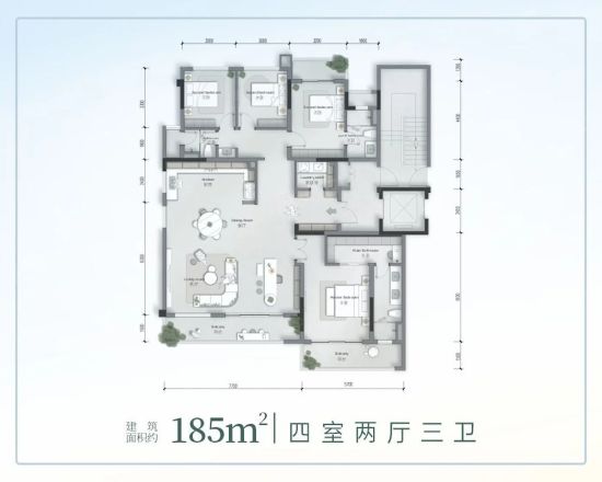 龙湖金牛迎宾大道49亩新项目 户型图