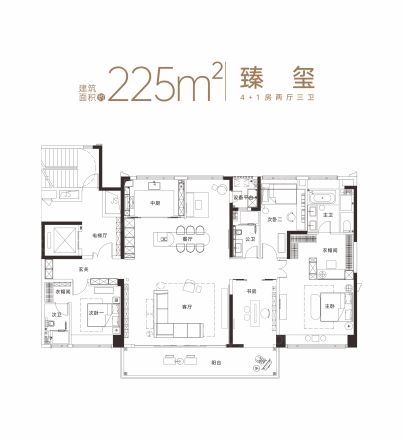华发四季云玺户型图