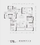 洋房 建面178平