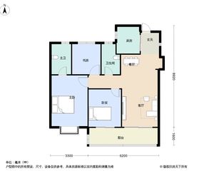 轨交·阅塘著府 99平3居 南向精装修 安静不临街
