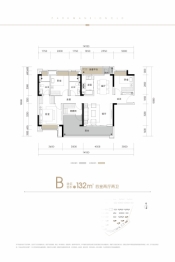 长房·欣望府4室2厅1厨2卫建面132.00㎡