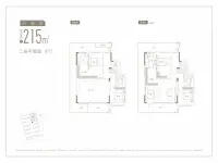 5-7#215平下叠户型