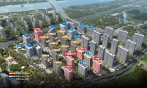 东湄未来社区项目楼栋鸟瞰图