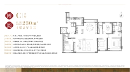 兴城之星4室2厅1厨3卫建面230.00㎡