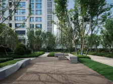 公 园一环端户大花园,全朝中庭,土建已做