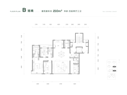 保利·维明天珺4室2厅1厨3卫建面210.00㎡