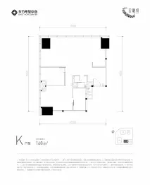 东方希望中心·金融悦1室1厅1厨1卫建面168.0㎡
