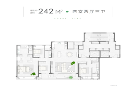 狮山金茂府4室2厅1厨3卫建面242.00㎡