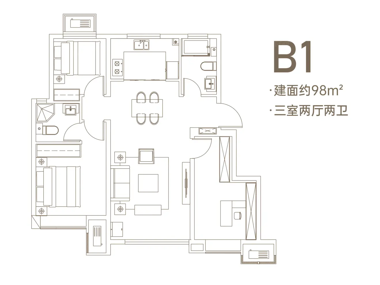 户型图1/2