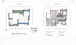 中禧誉景江南4室2厅1厨2卫建面100.0㎡