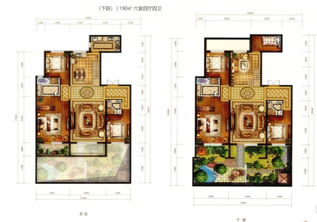 天润香墅湾1号户型图