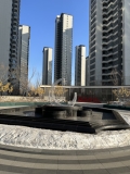 华发和平首府园区喷泉