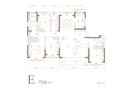 佳运·瑞璟湾4室2厅1厨3卫建面166.00㎡