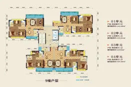 锦峰湖景3室2厅1厨2卫建面115.61㎡