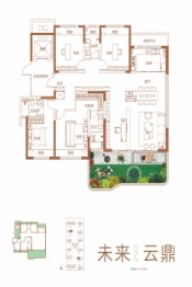 新投·富美云墅5室2厅1厨3卫建面183.00㎡