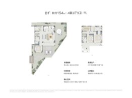 信马川4室2厅1厨3卫建面154.00㎡