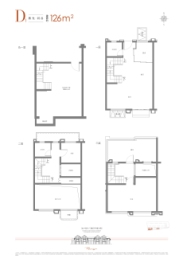 保利西郊和煦2室2厅1厨2卫建面126.00㎡