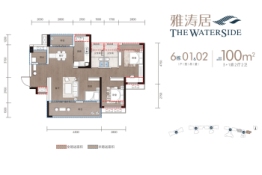 雅涛居4室2厅1厨2卫建面100.00㎡