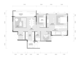 国浩·白屿林3室2厅1厨2卫建面134.00㎡