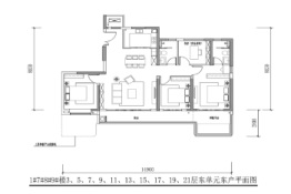 中国铁建·语澜溪4室2厅1厨2卫建面143.00㎡