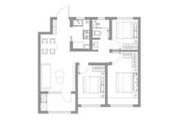 中车四方云汇3室2厅1厨1卫建面92.00㎡