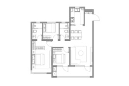 中车四方云汇3室2厅1厨2卫建面120.00㎡