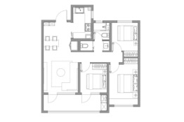 中车四方云汇3室2厅1厨2卫建面107.00㎡