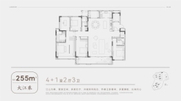 高科江悦堂4室2厅3卫建面255.00㎡