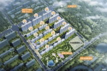 华润置地·未来之城项目楼栋效果图