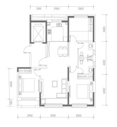 信泰·泰宏国际3室2厅1厨2卫建面120.00㎡