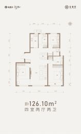 金誉府4室2厅1厨2卫建面126.1㎡