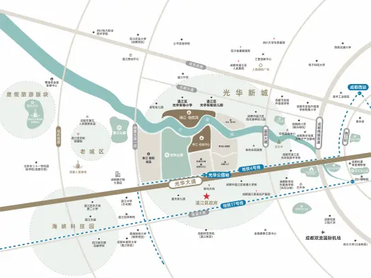 珠江·铂世湾交通图