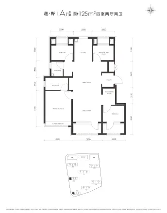 京能·西贤府户型图