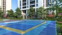 中国铁建·滨海云帆社区环境效果图