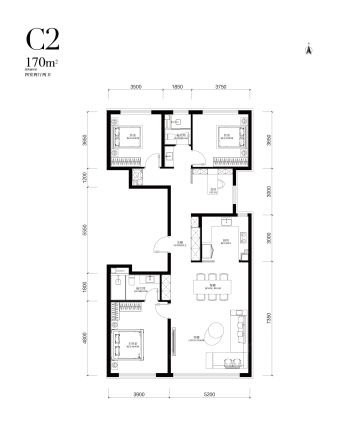 中海·京華玖序户型图